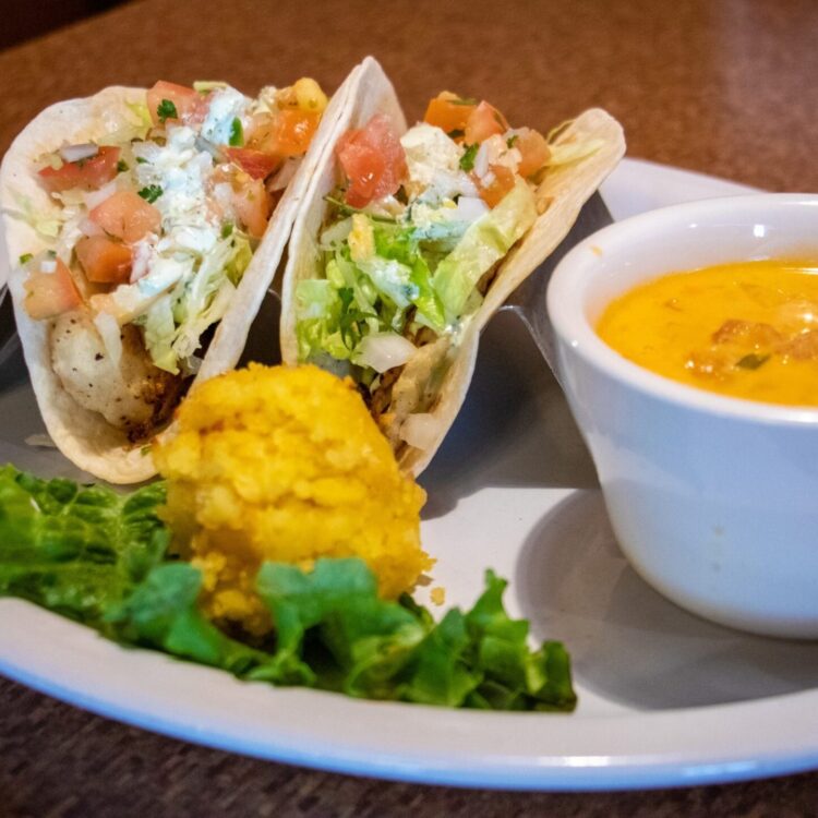 Blue Apache - Flounder Tacos