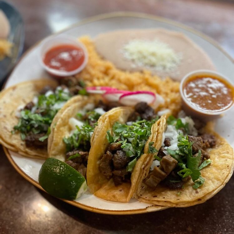 Aldana Mexican Bar & Grill - Steak Street Taco Plate