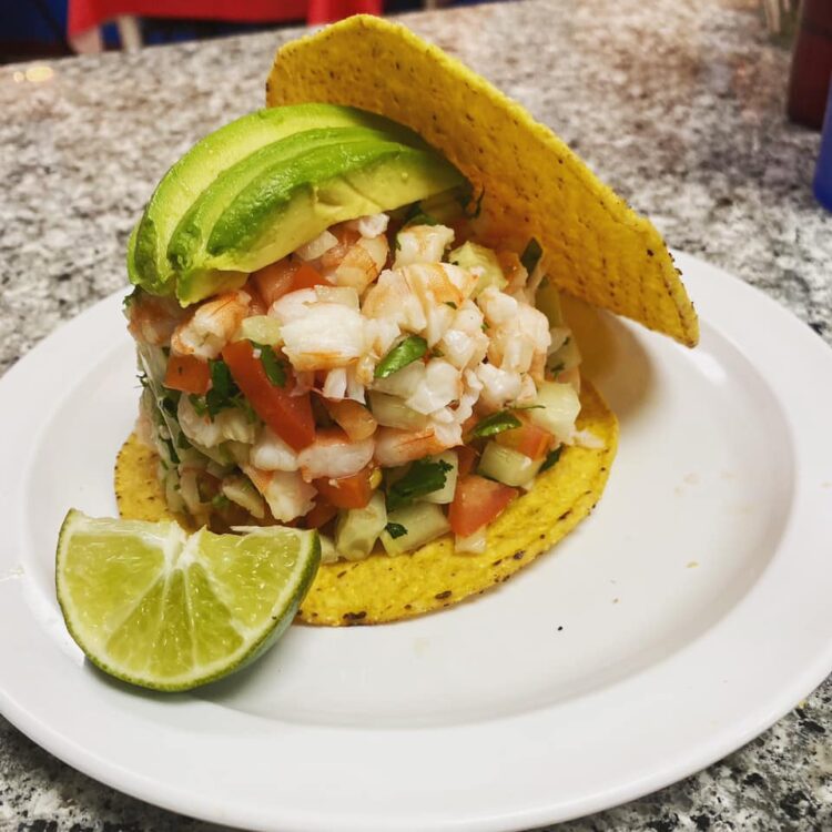 Rancho Grande - Shrimp Tosada