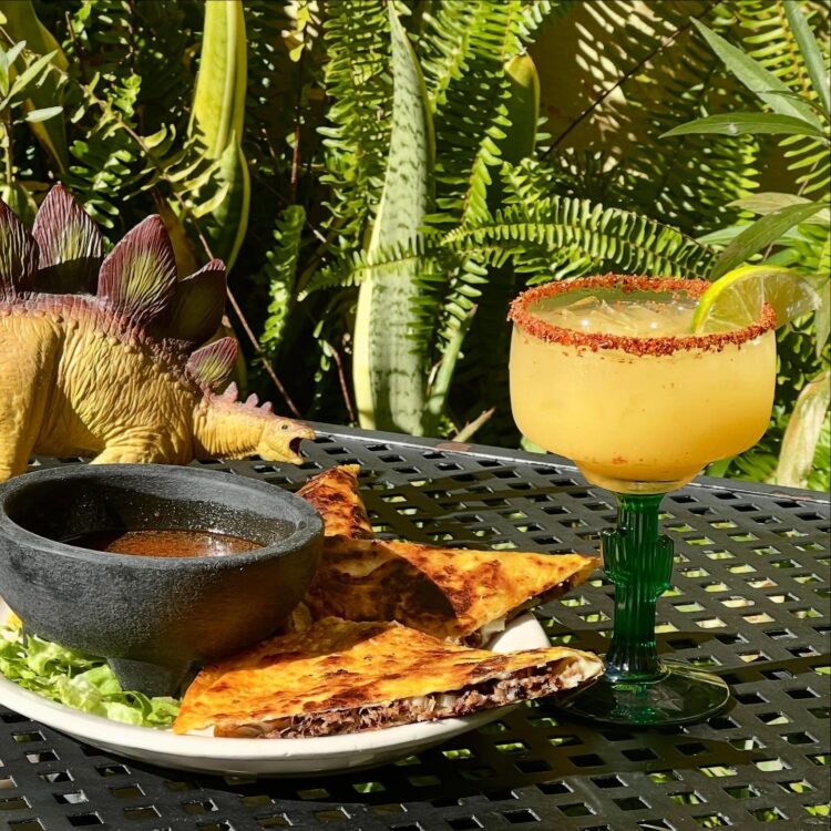 Boca Fiesta - Birria Quesadilla and margarita