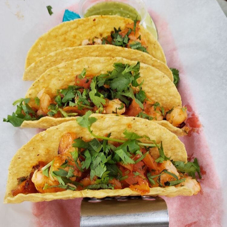 Coyote's Mexican Grill - Shrimp Tacos