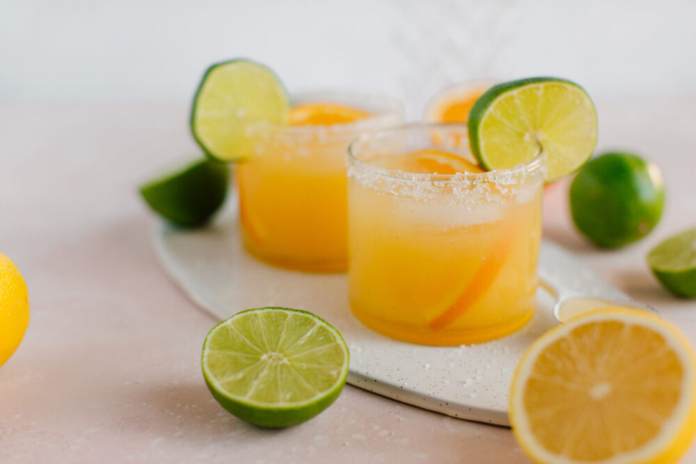Bright,Fresh,Lemon,Lime,Orange,Agave,Homemade,Margarita