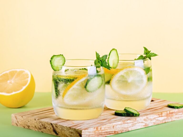 Cucumber Mint Tequila Spritz