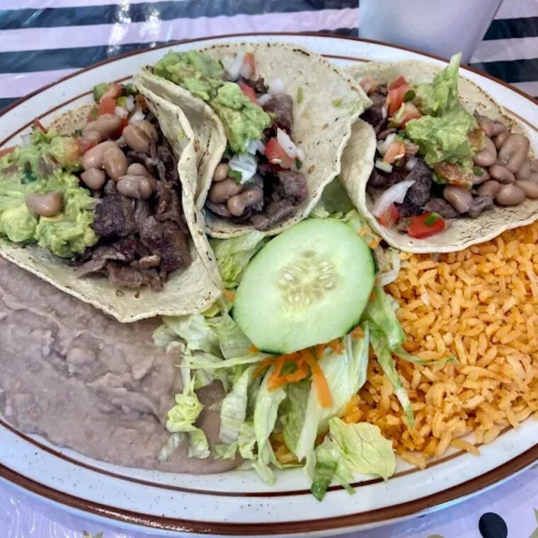 La Condesa Restaurant - Steak Taco Plate
