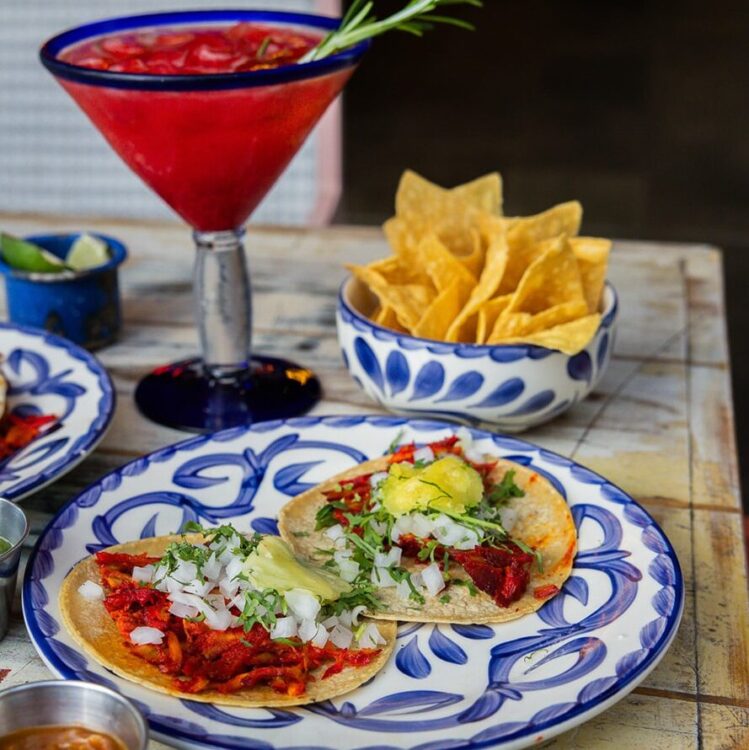 Tacology - Tacos al pastor and margarita