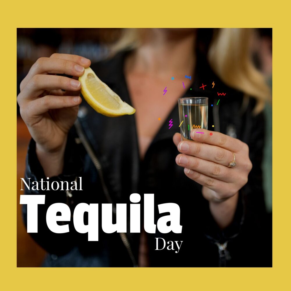 Composite,Of,Midsection,Of,Caucasian,Woman,Holding,Tequila,And,Lemon