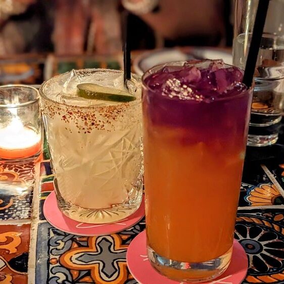 Classic Margarita and Crazy Love Cocktail