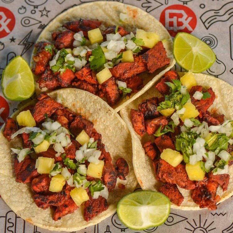 Three Tacos al Pastor