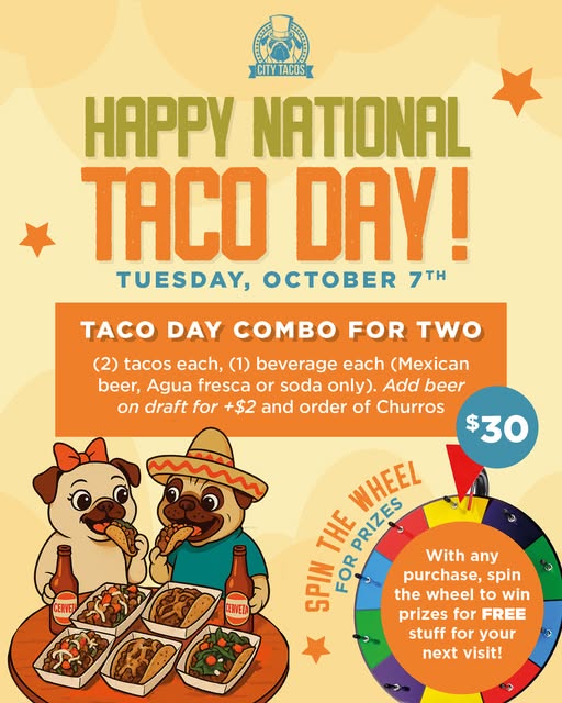 National Taco Day at City Tacos