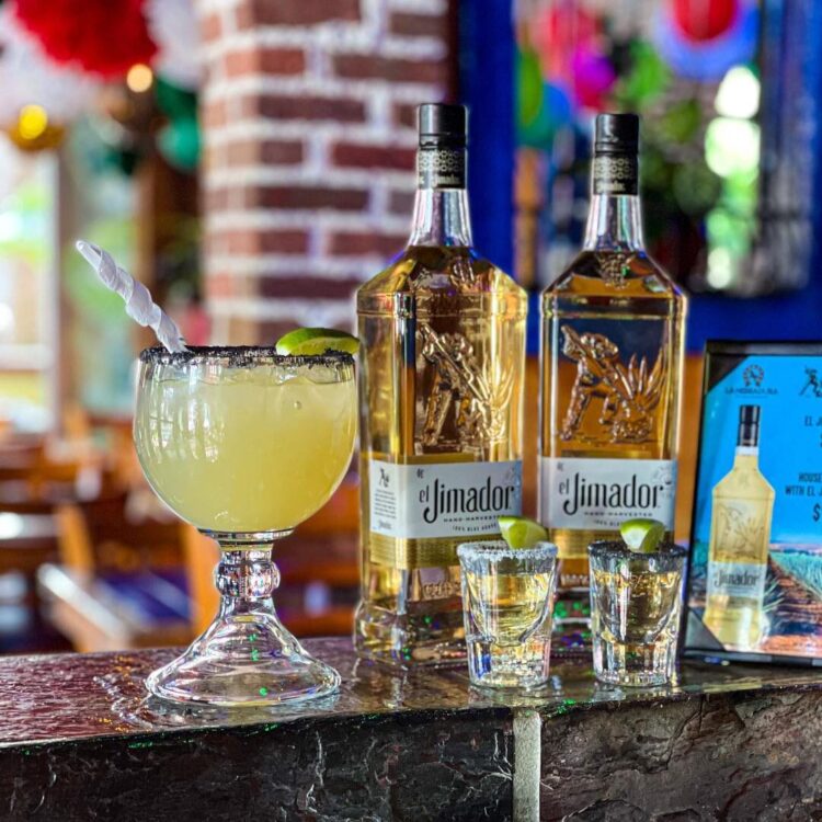El Jimador Margarita and tequila shots