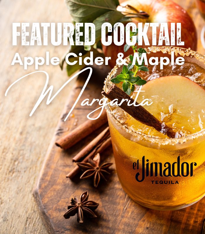 Featured Cocktail - Apple Cider & Maple Margarita - sidebar