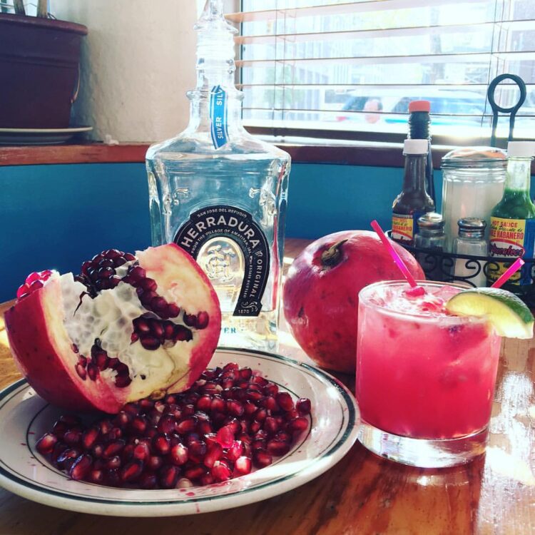 Herradura Pomegranate margarita