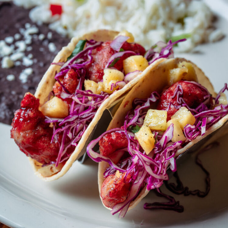 Hibiscus-Habanero Shrimp Tacos