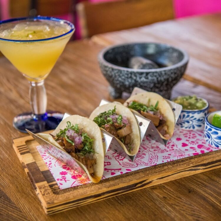 Taco Tuesday Tacos and cocktail