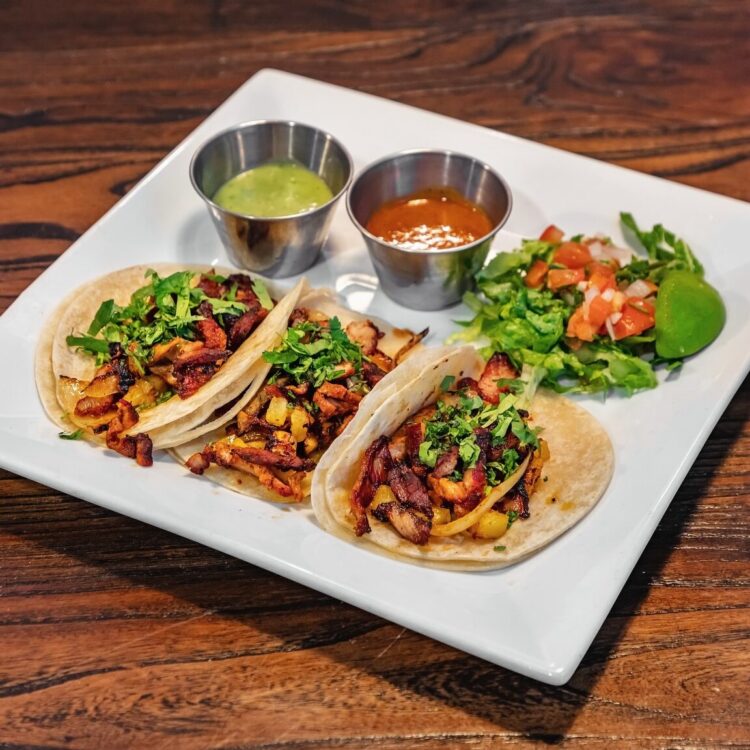 Tacos al Pastor plate