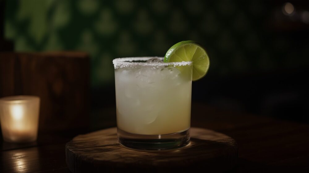 ClassicMargaritaCocktailWithSaltRimAndLimeWheel