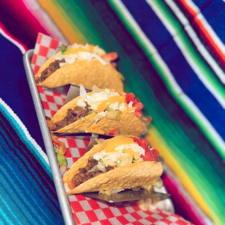 3 Crunchy Beef Tacos