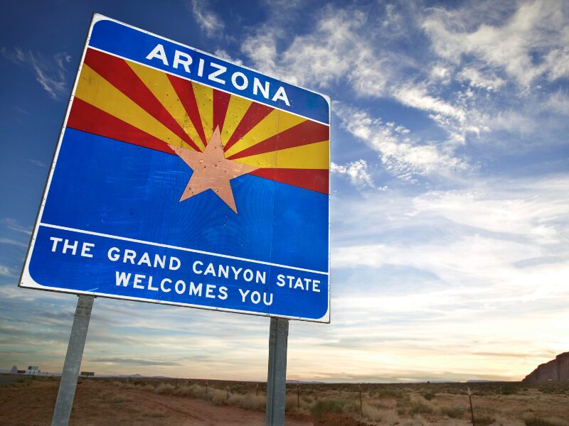 Arizona Road Sign