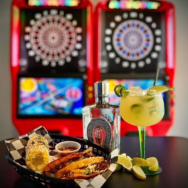 Birria Tacos and Herradura Margarita