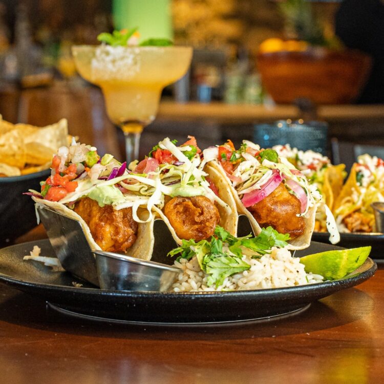 Fried Fish Taco Plate