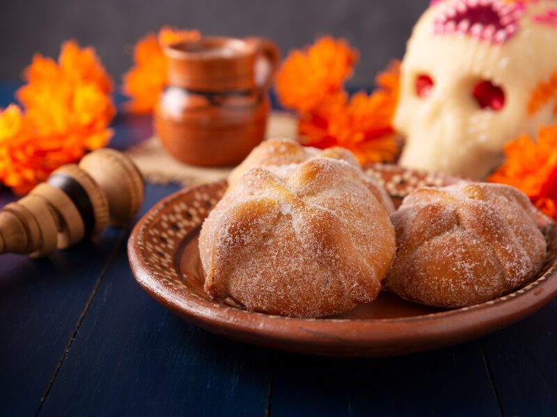 Pan de Muerto Día de los Muertos food