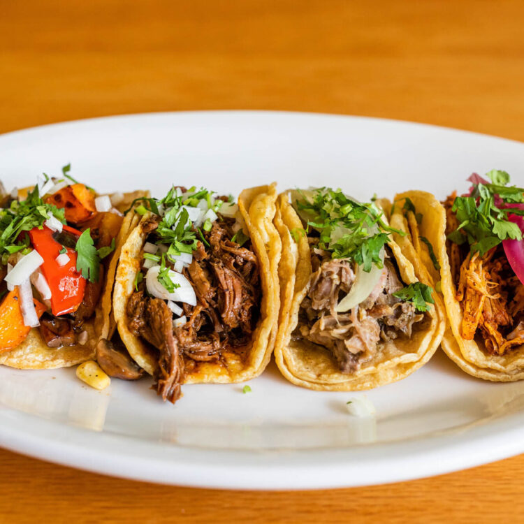 Plate of Street Tacos