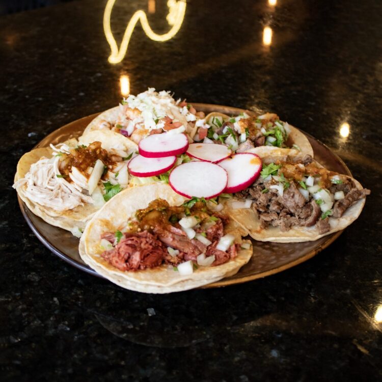 Plate of Street Tacos