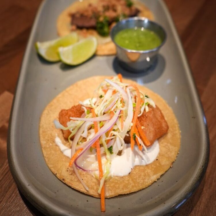 Baja fish taco