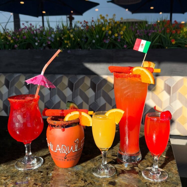 Cocktails on the patio