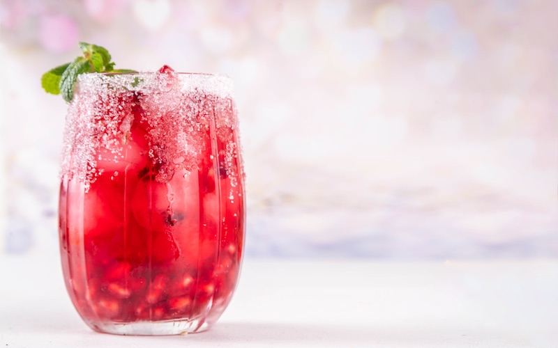 Featured Margarita - El Jimador Pomegranate Margarita - header