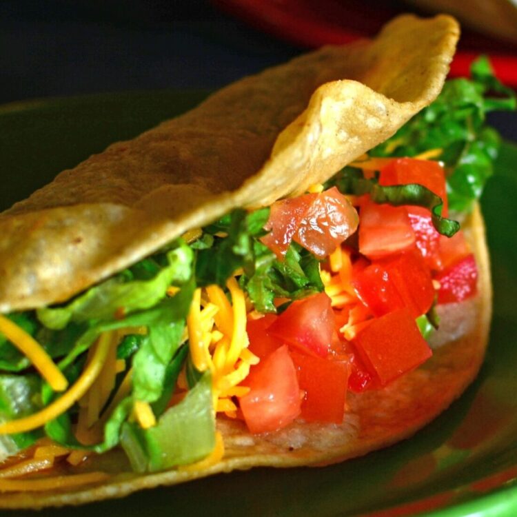 Ground Beef taco dorado