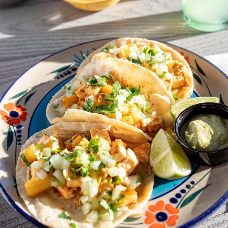 Tofu Tacos Al Pastor