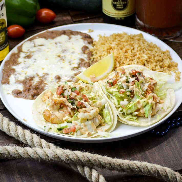Shrimp Taco Plate
