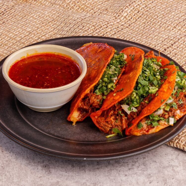 Birria Tacos with Consomme