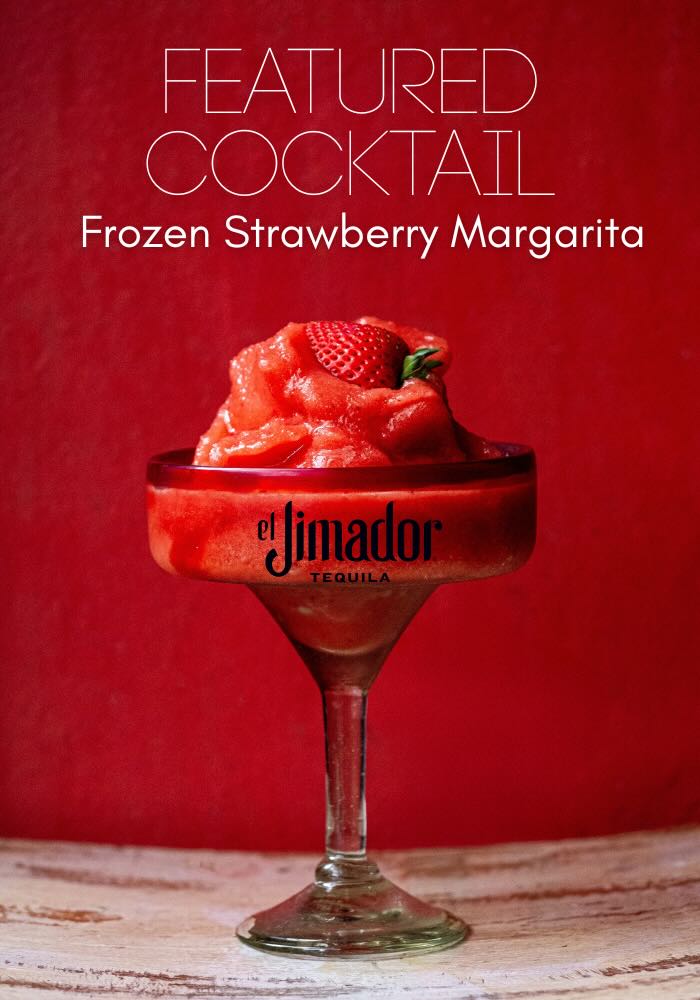 Featured Cocktail - Frozen Strawberry Margarita - sidebar