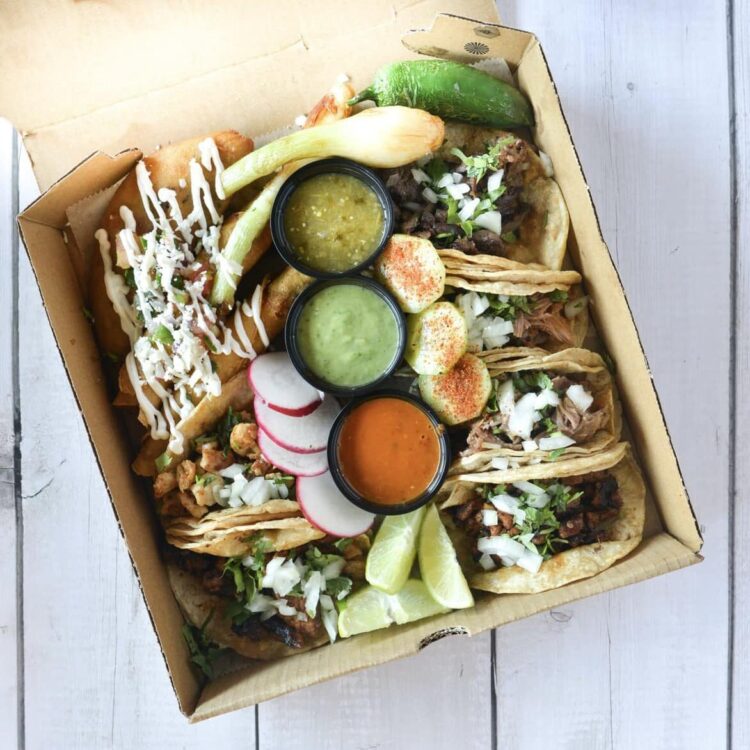 Fiesta box of tacos