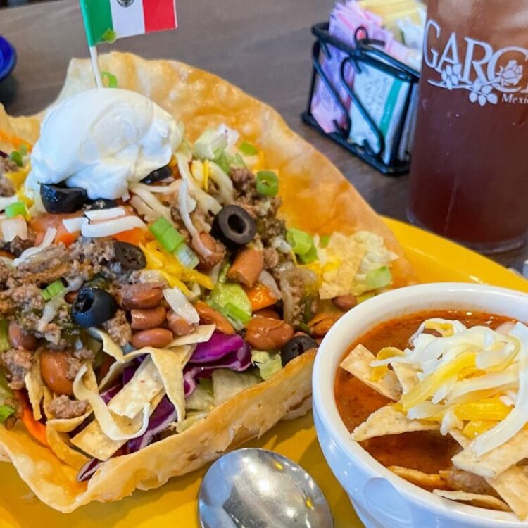 Taco Salad and Chicken Tortilla Soup