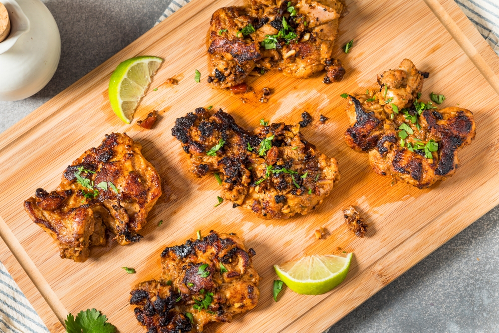 Homemade,Mexican,Grilled,Chipotle,Chicken,Breast,With,Cilantro,And,Lime