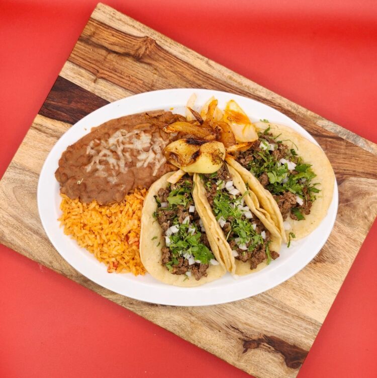 Carne Asada Street Taco Plate