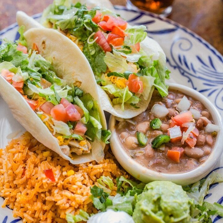 Chicken Taco Plate