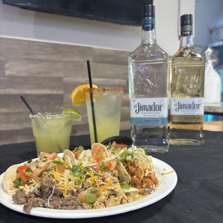 Tacos and El Jimador Margarita