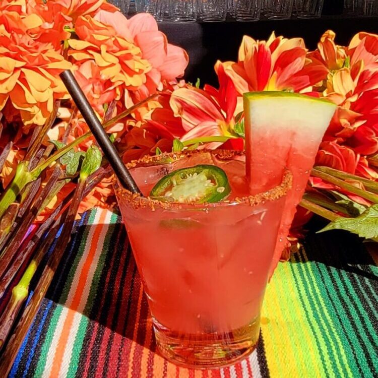 Spicy Watermelon Jalapeno Margarita