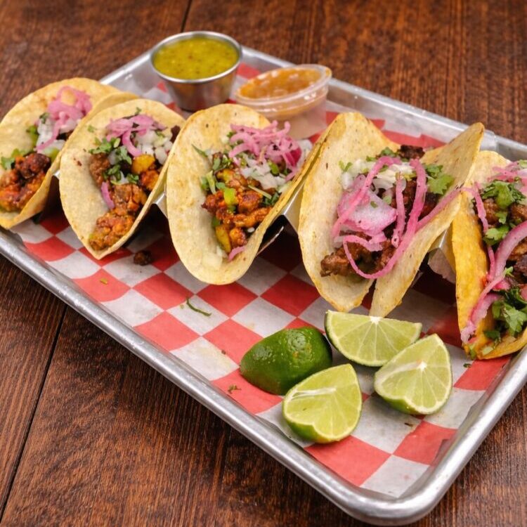 Tray of tacos