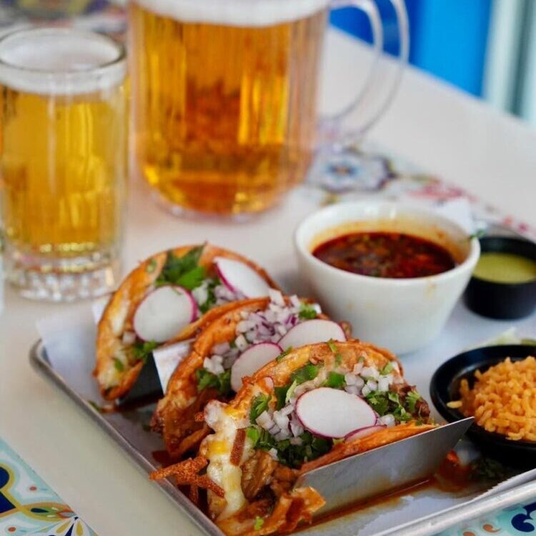 Birria Tacos and Beer