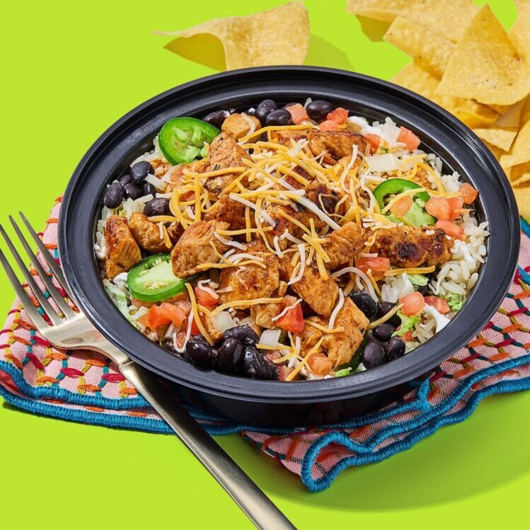 Hot Honey Chicken burrito bowl
