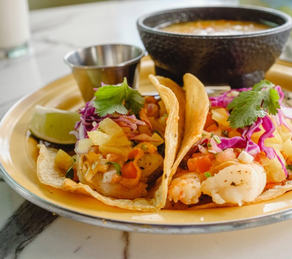 Cochinita & Co. Shrimp Tacos