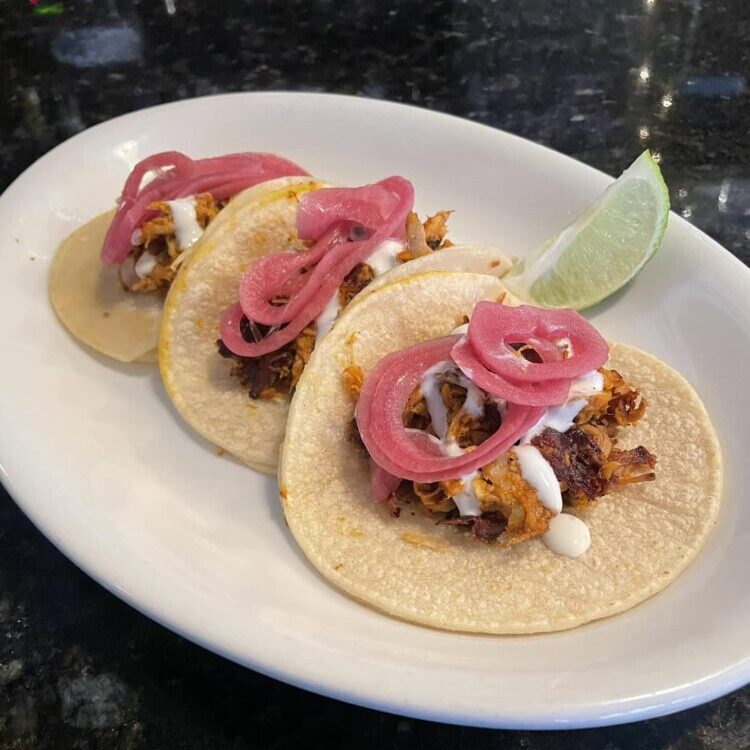Cochinita pibil tacos
