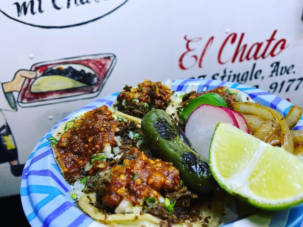 El Chato Taco Truck Carne Asada Tacos
