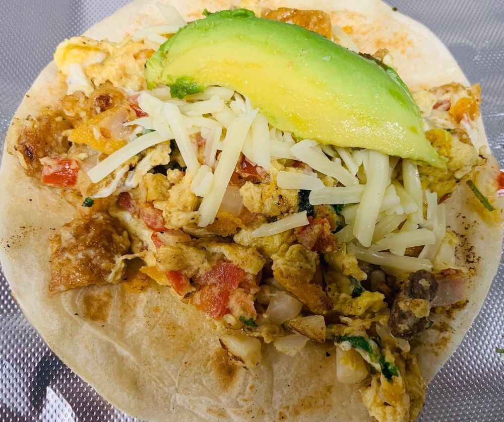 Granny's Tacos Breakfast Taco with Avocado