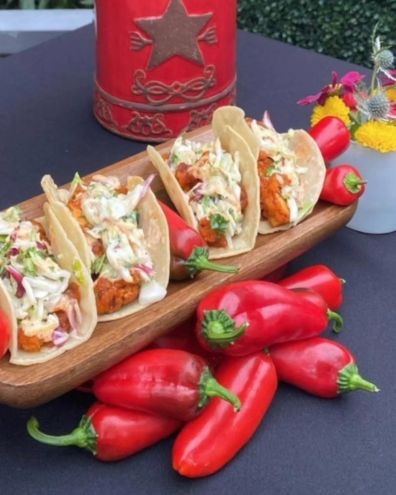 Hotville Chicken Food Truck Spicy Chicken Tacos